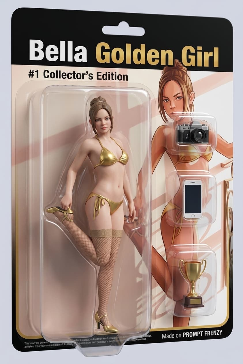 Action Figure in Blister Pack Prompt