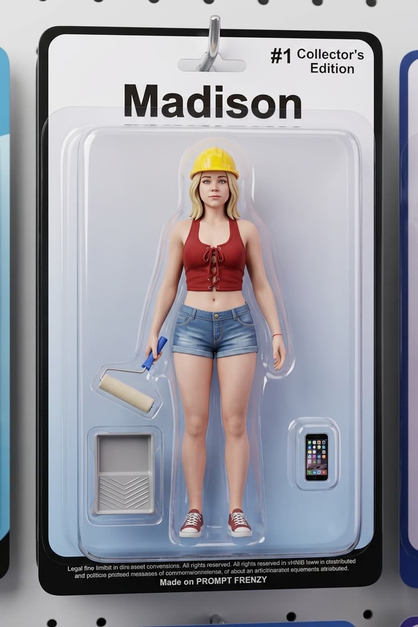 Action Figure in Blister Pack Prompt