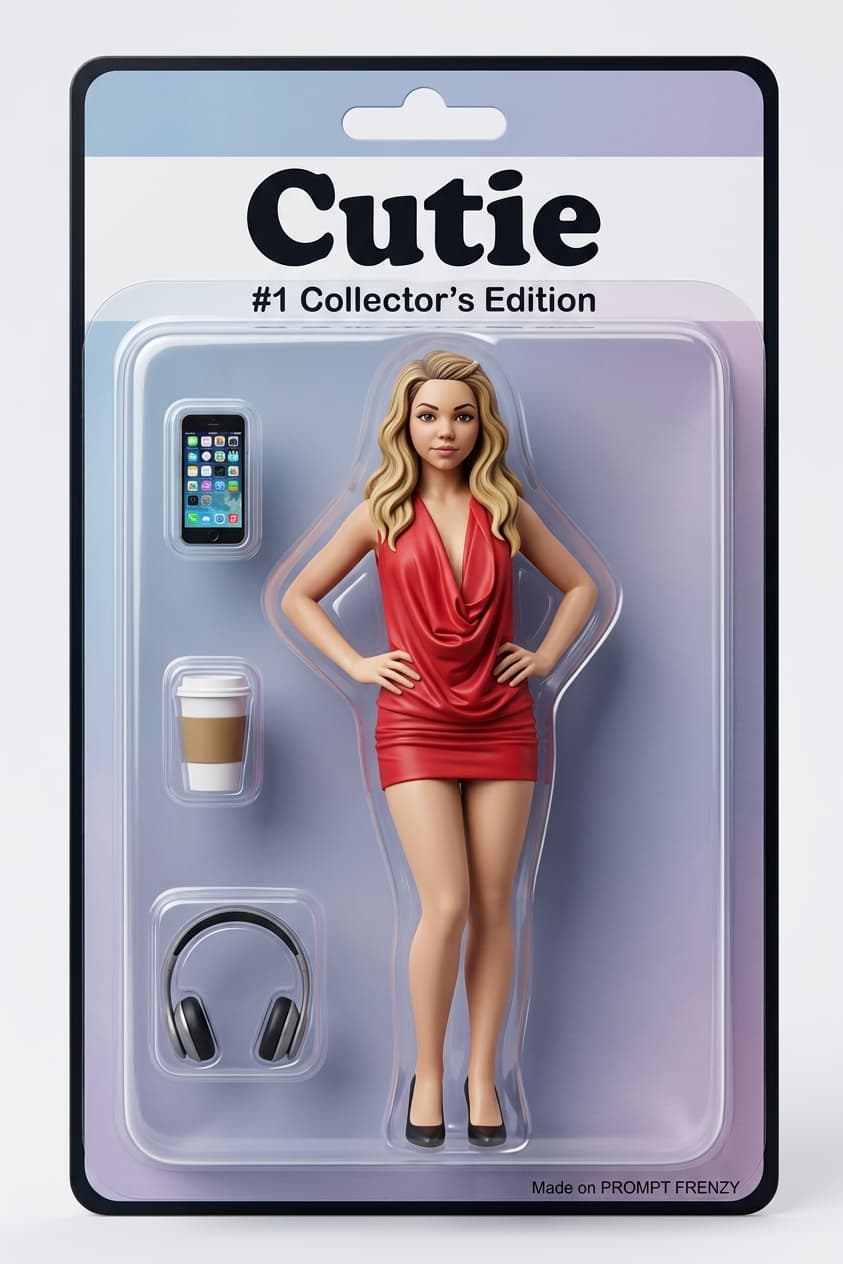 Action Figure in Blister Pack Prompt