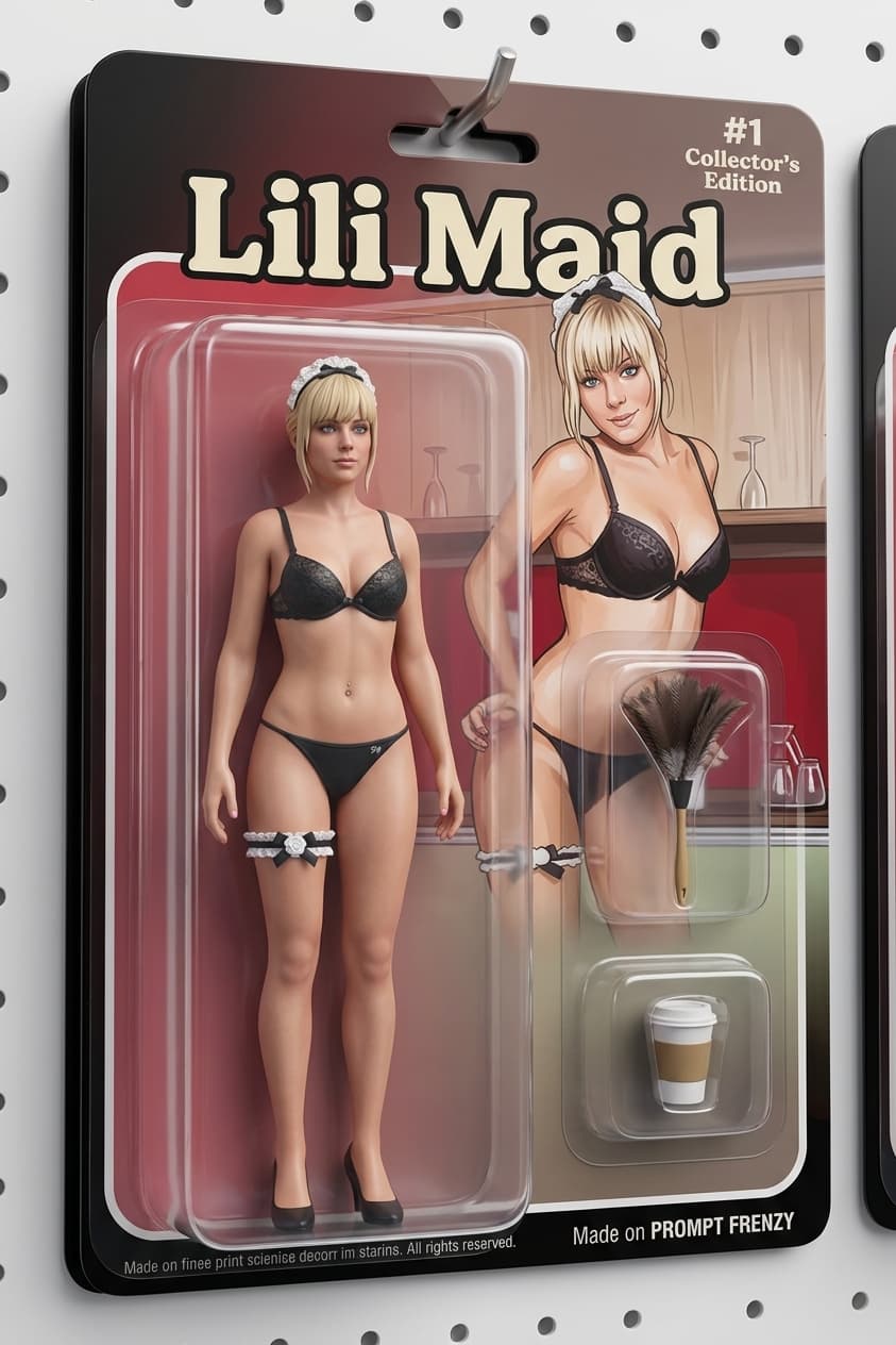 Action Figure in Blister Pack Prompt