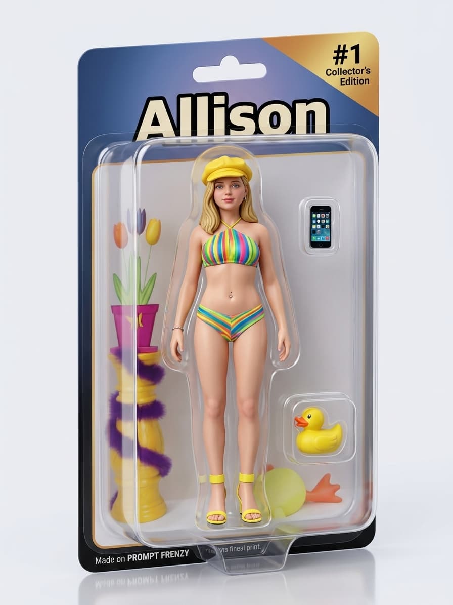 Action Figure in Blister Pack Prompt