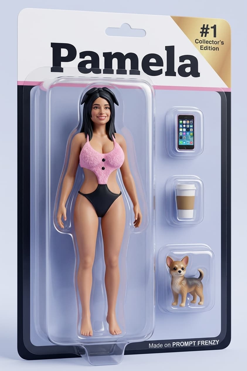 Action Figure in Blister Pack Prompt