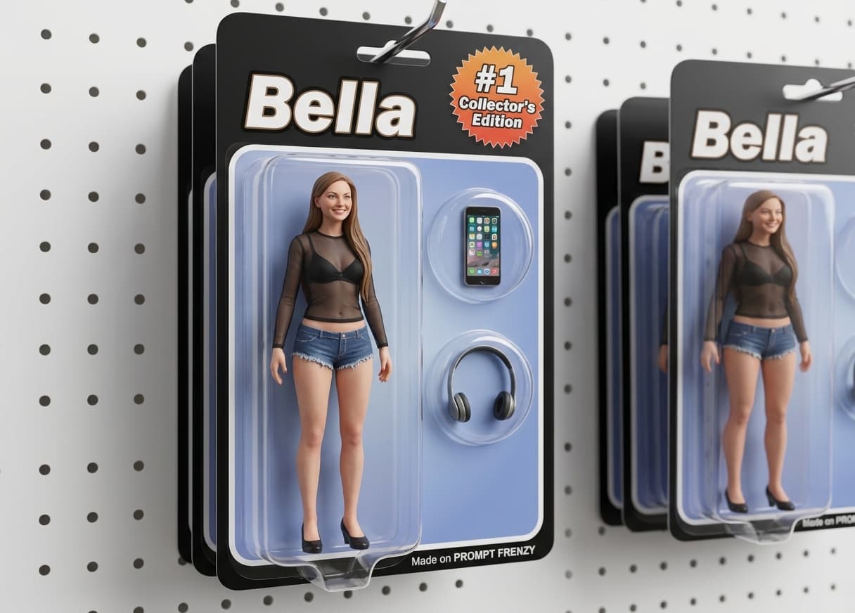 Action Figure in Blister Pack Prompt