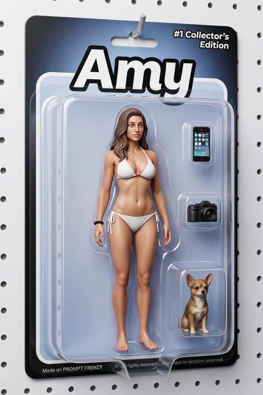 Action Figure in Blister Pack Prompt