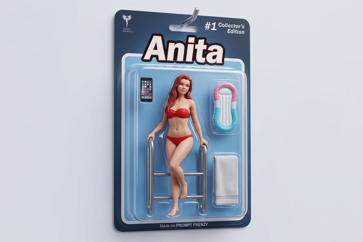 Action Figure in Blister Pack Prompt