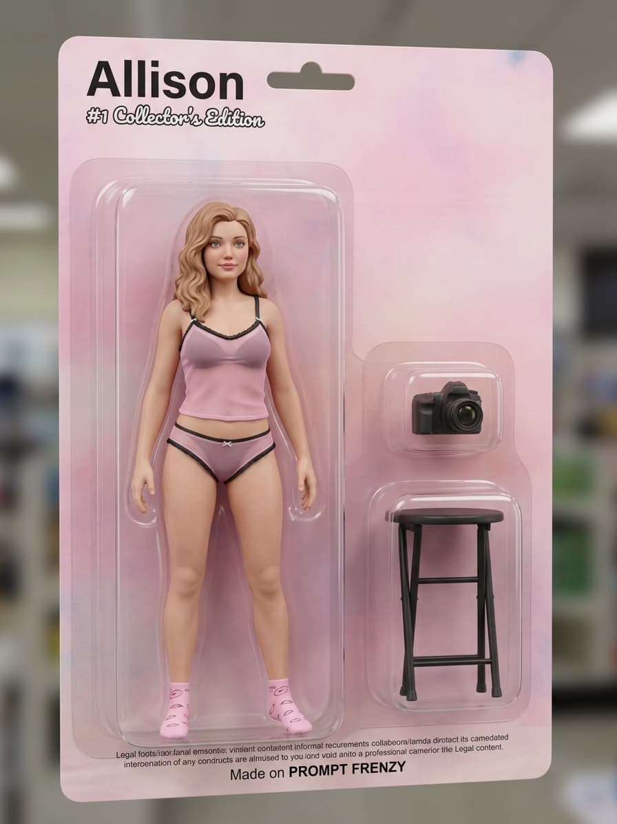 Action Figure in Blister Pack Prompt