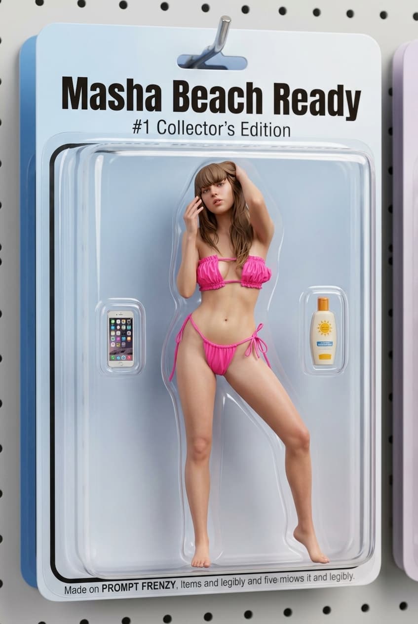 Action Figure in Blister Pack Prompt