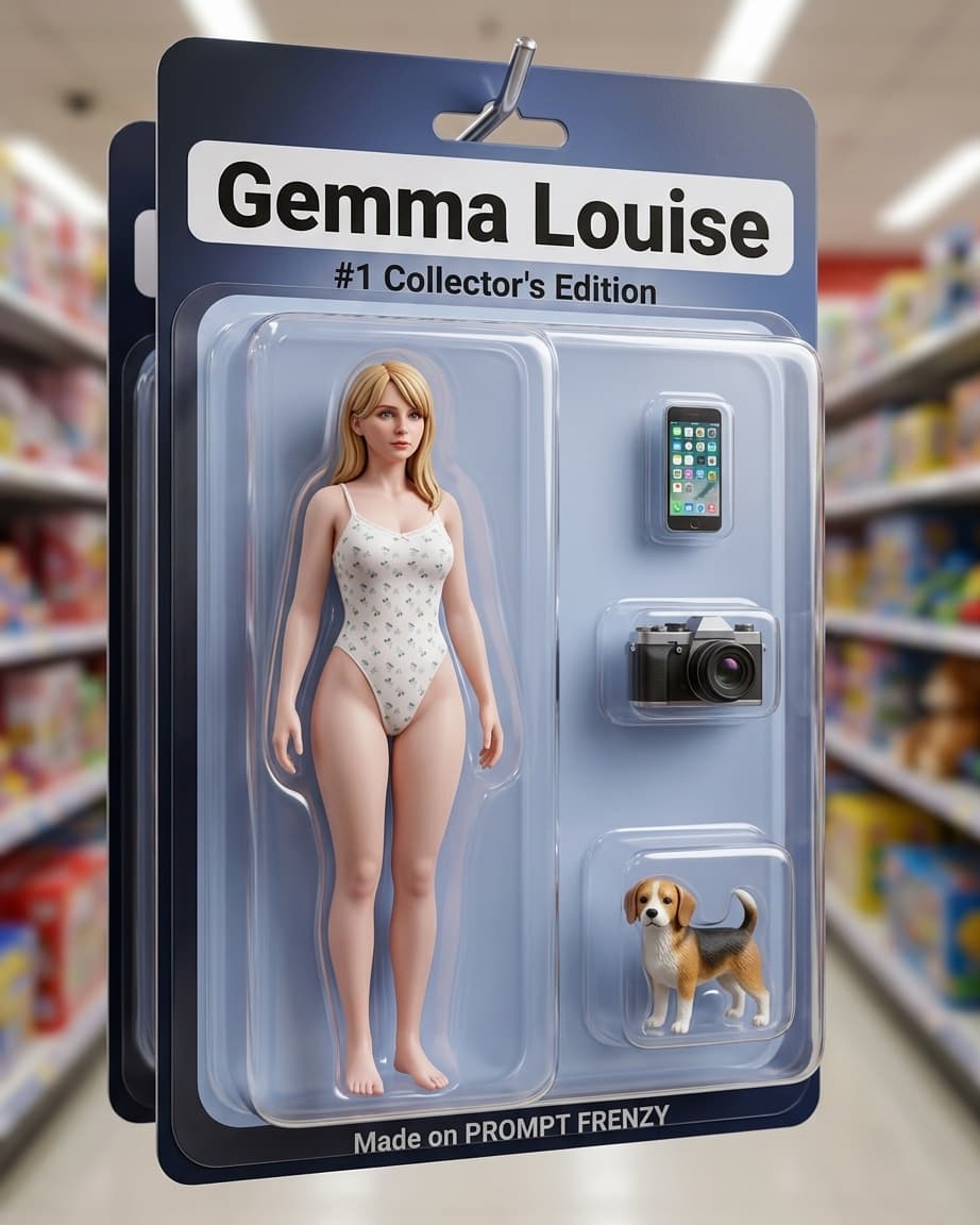 Action Figure in Blister Pack Prompt