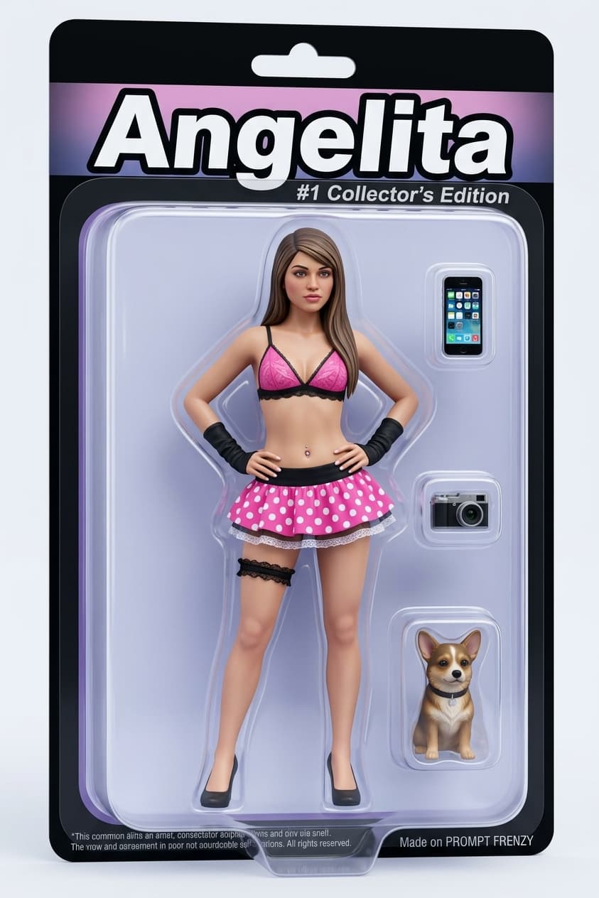 Action Figure in Blister Pack Prompt