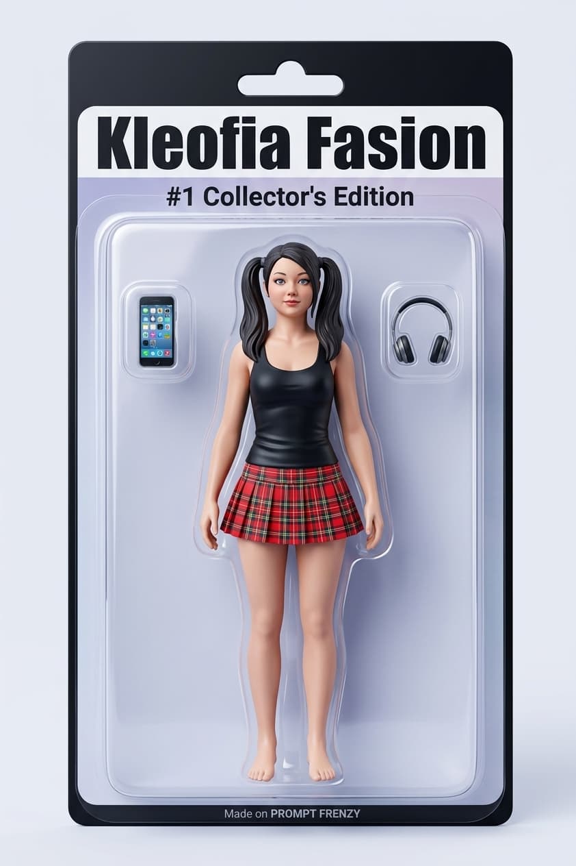 Action Figure in Blister Pack Prompt