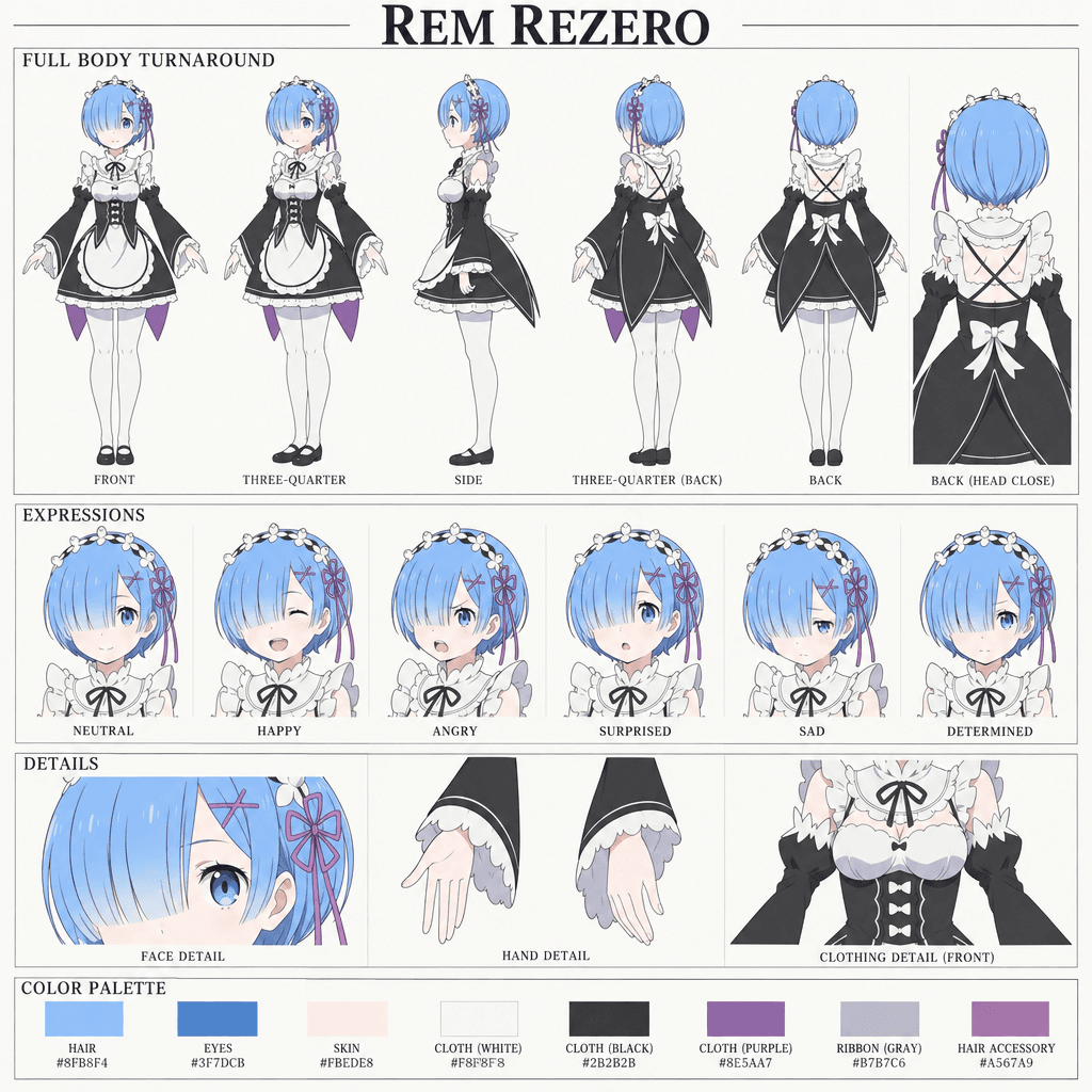 AI Character Sheet Prompt