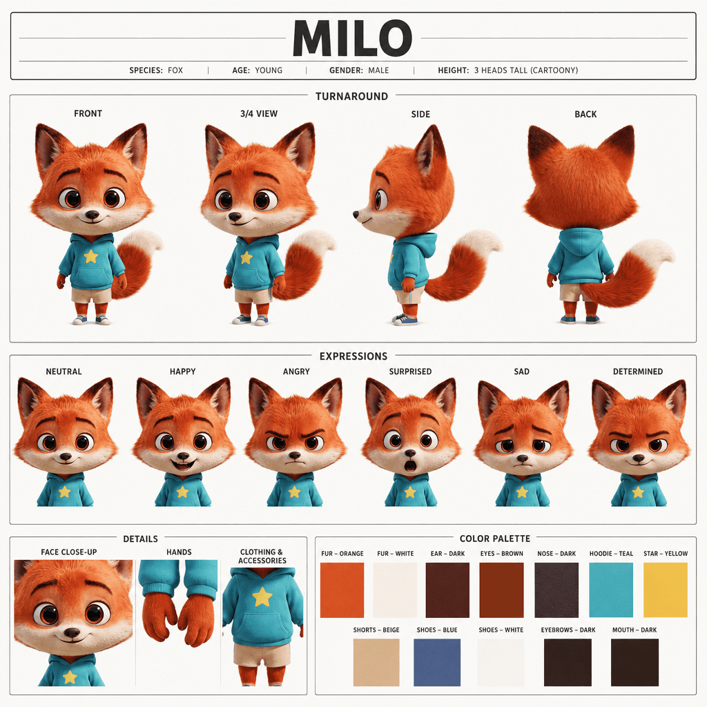 AI Character Sheet Prompt