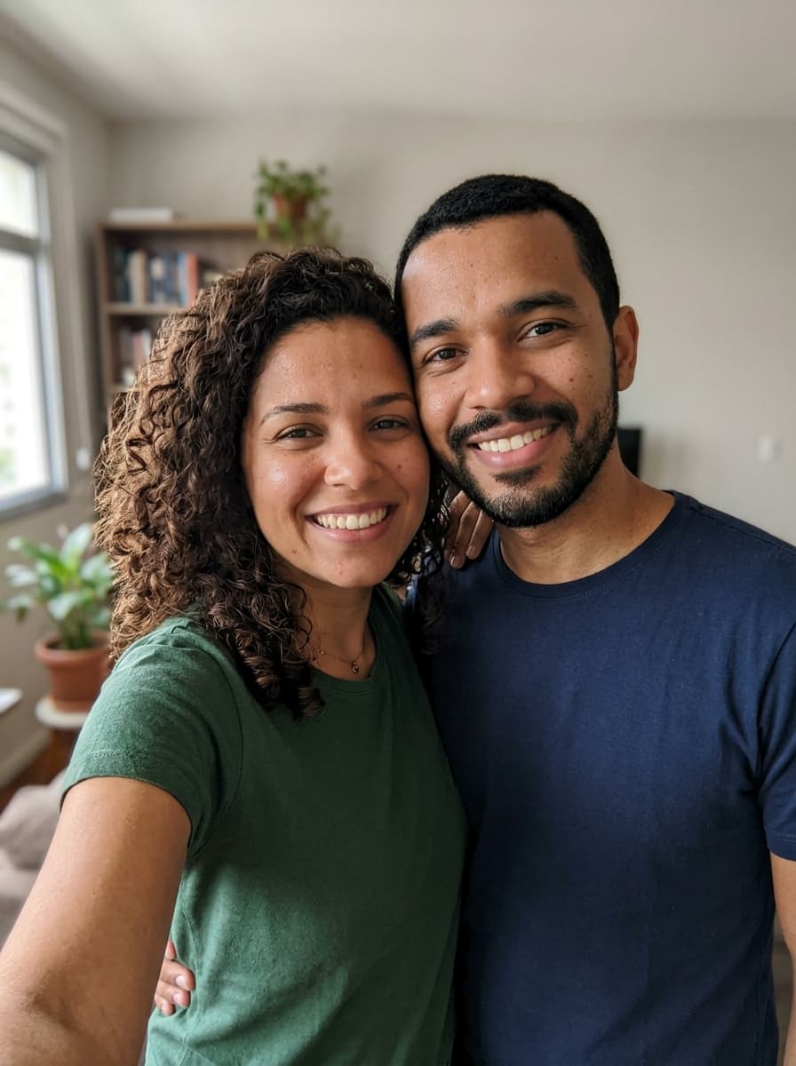 Brazilian Couple Selfie