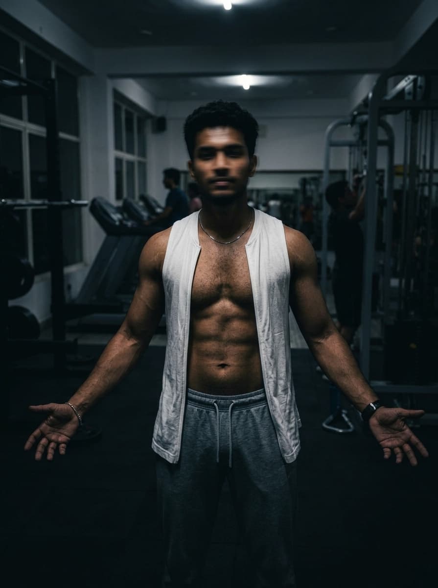 Cinematic Fitness Portrait