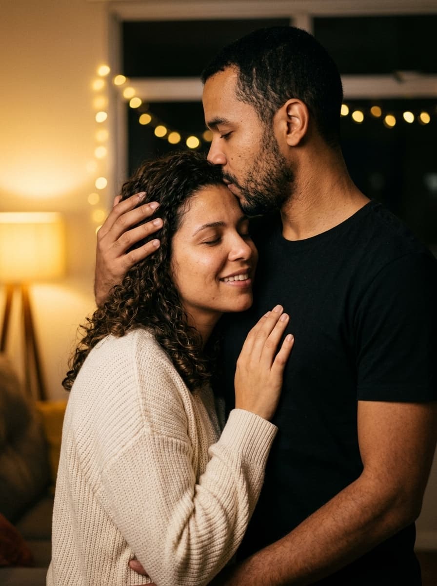AI Forehead Kiss Couple Photo Generator