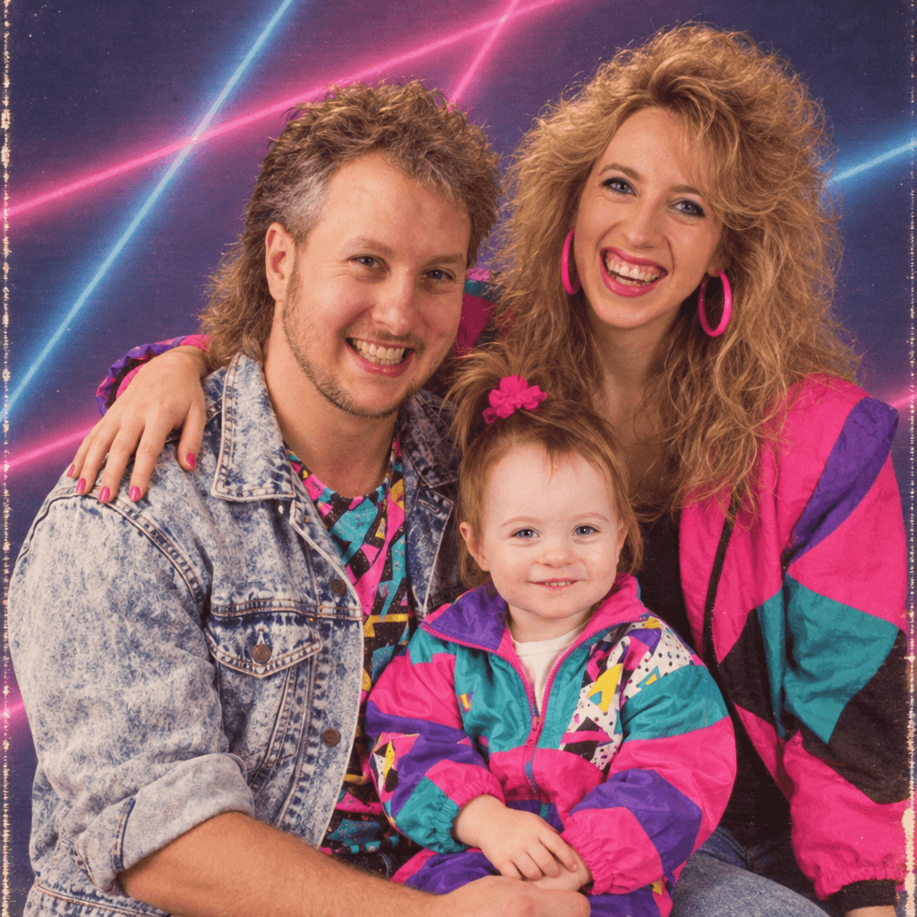 AI 80s Retro Couple Photo Generator