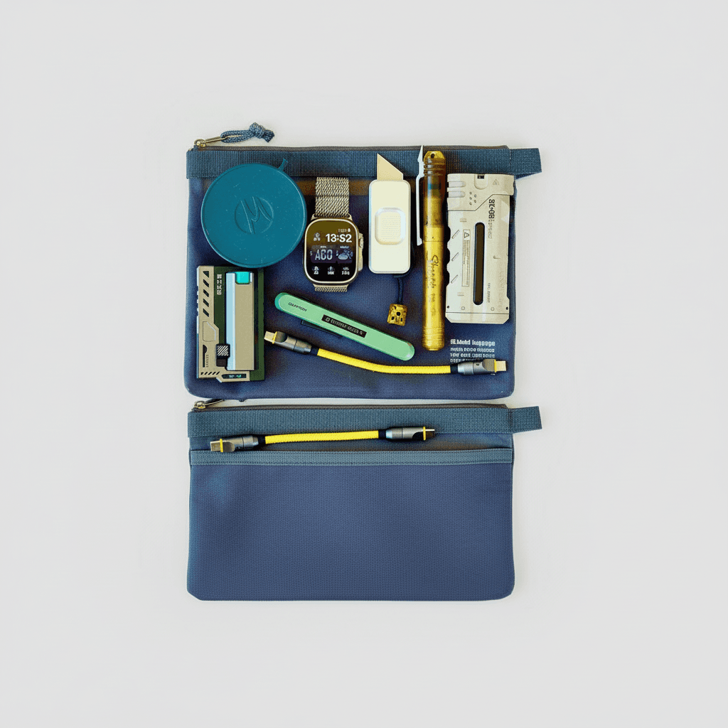 Knolling Flat-lay AI Photo