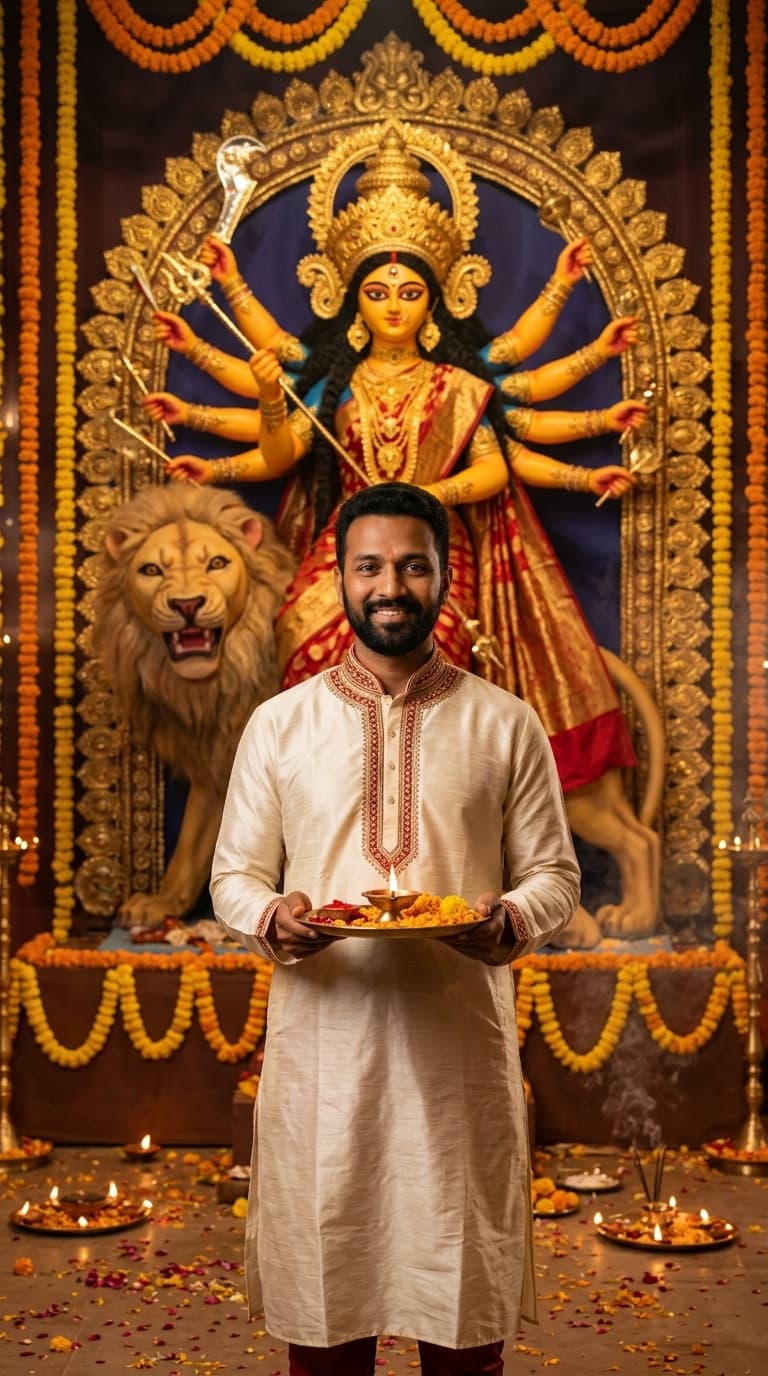 Navratri Maa Durga AI Photo Generator