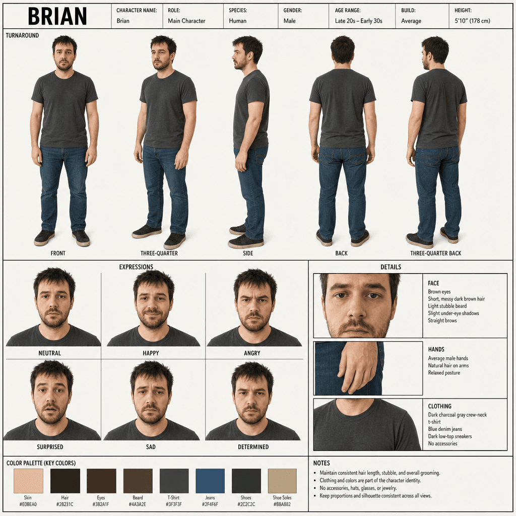 AI Character Sheet Prompt