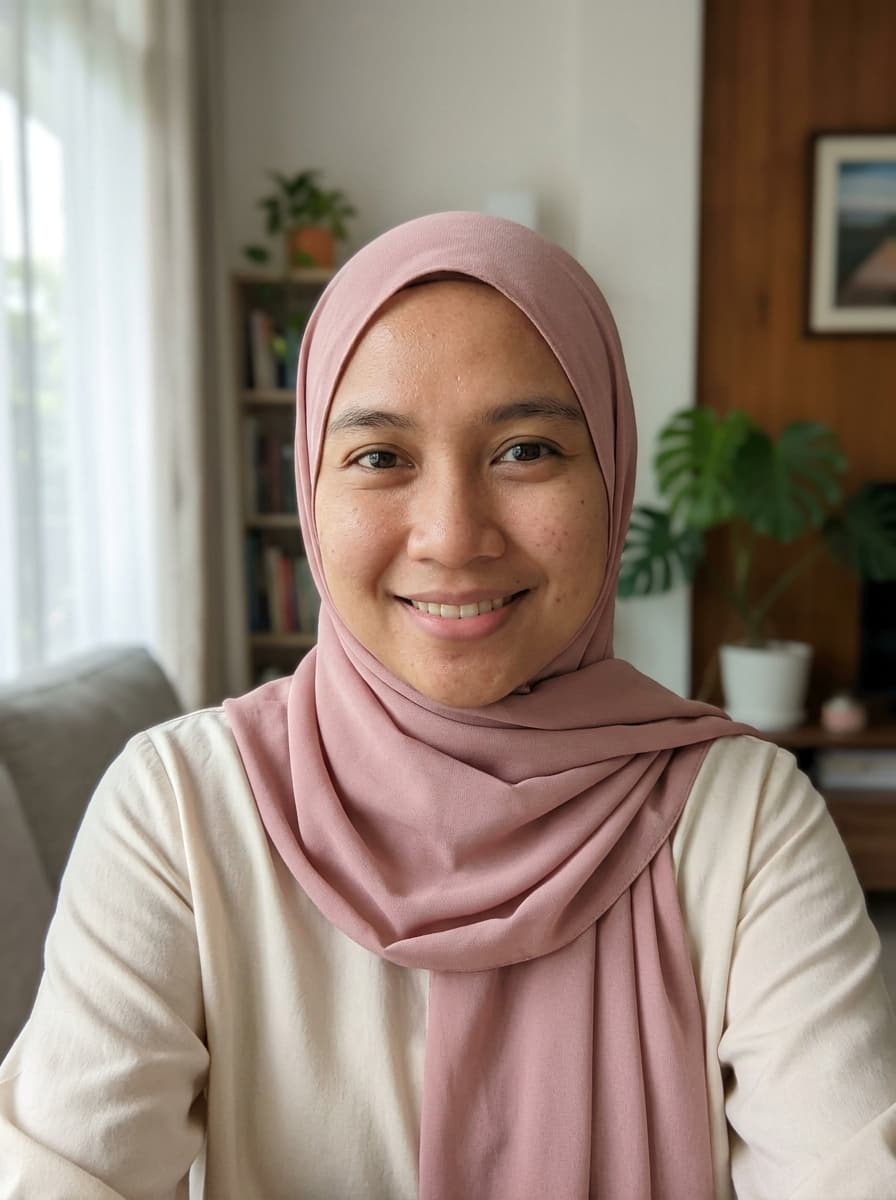 Malay Indonesian Woman Selfie