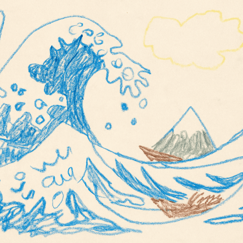 Convert this image to a child's drawing