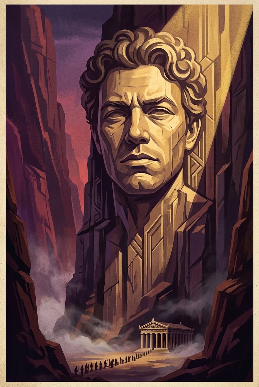 Art Deco Cliff God