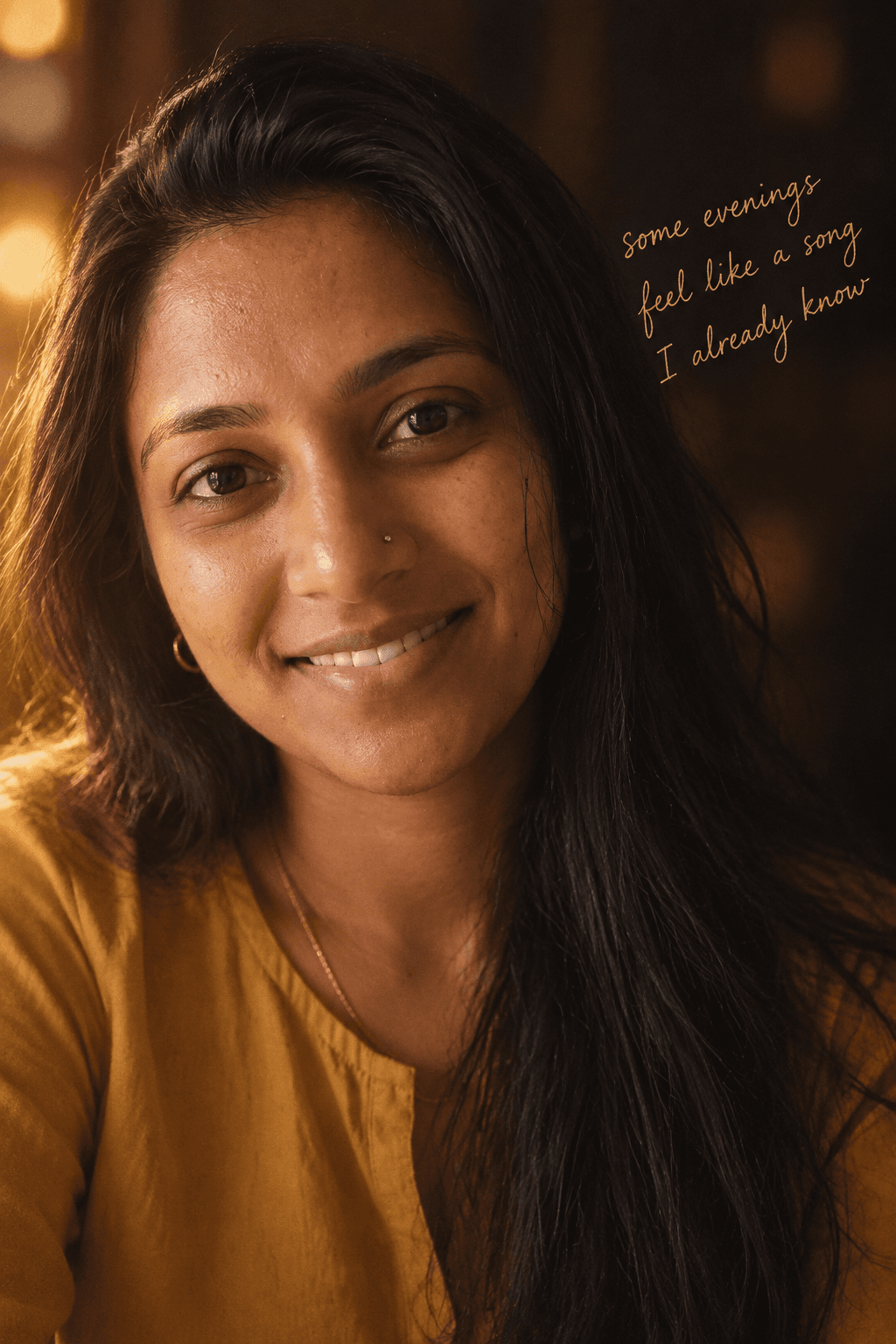 Handwritten Lyrics Close-Up Portrait Generator