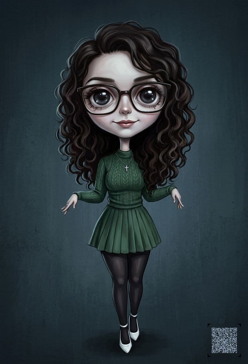 Tim Burton Style Portrait