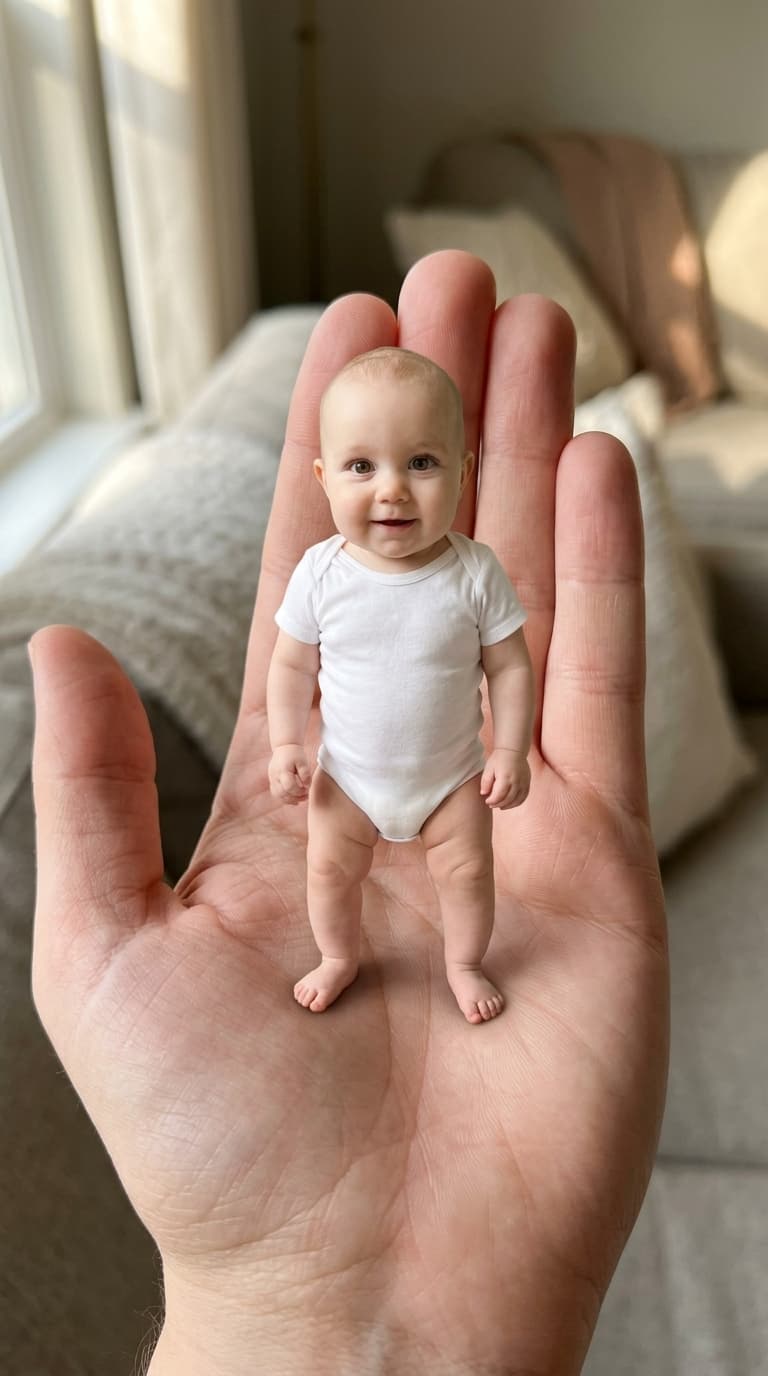 Pocket-Sized Baby on Your Palm