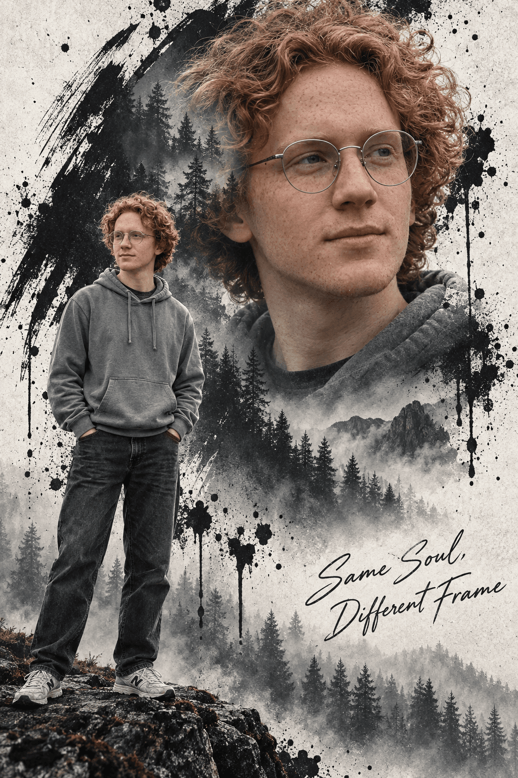 Double Exposure Movie Poster Generator