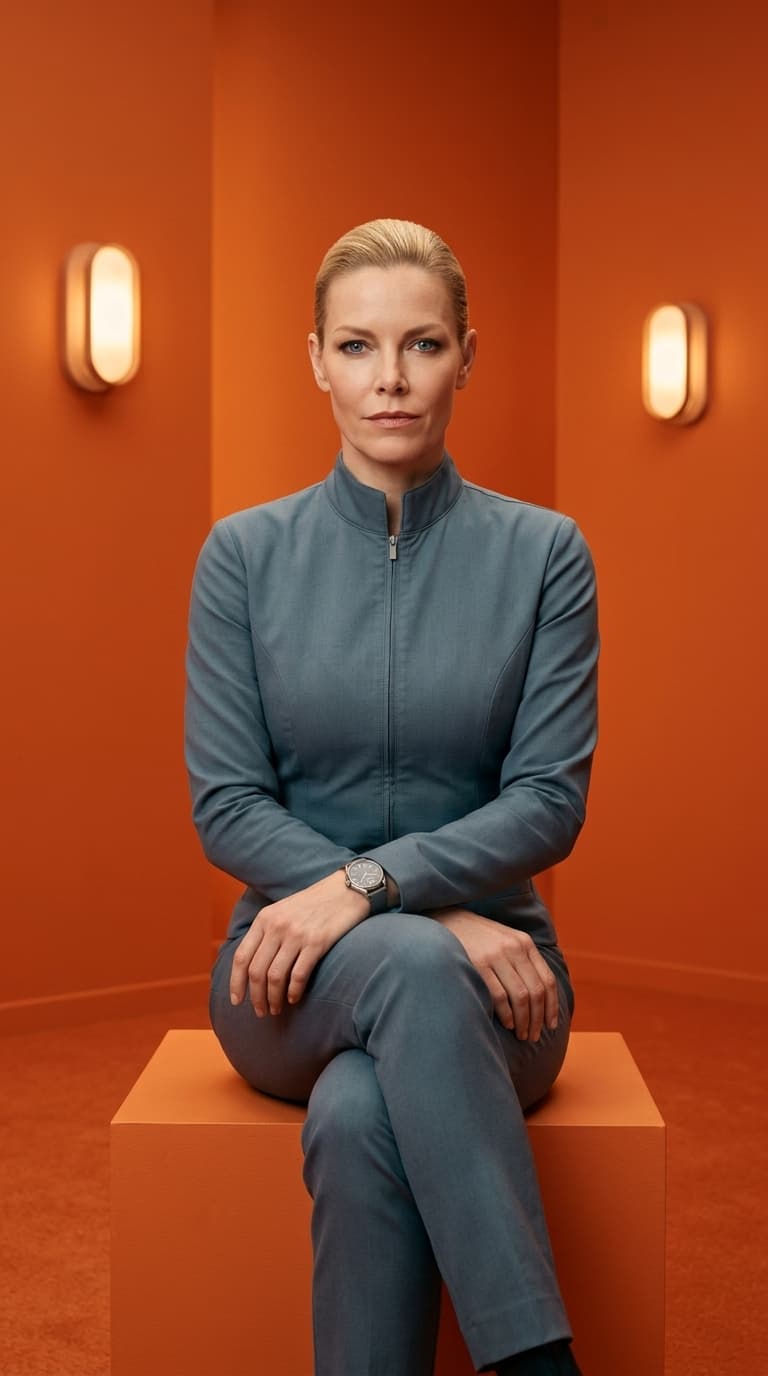 Orange AI Pro Headshot Portrait