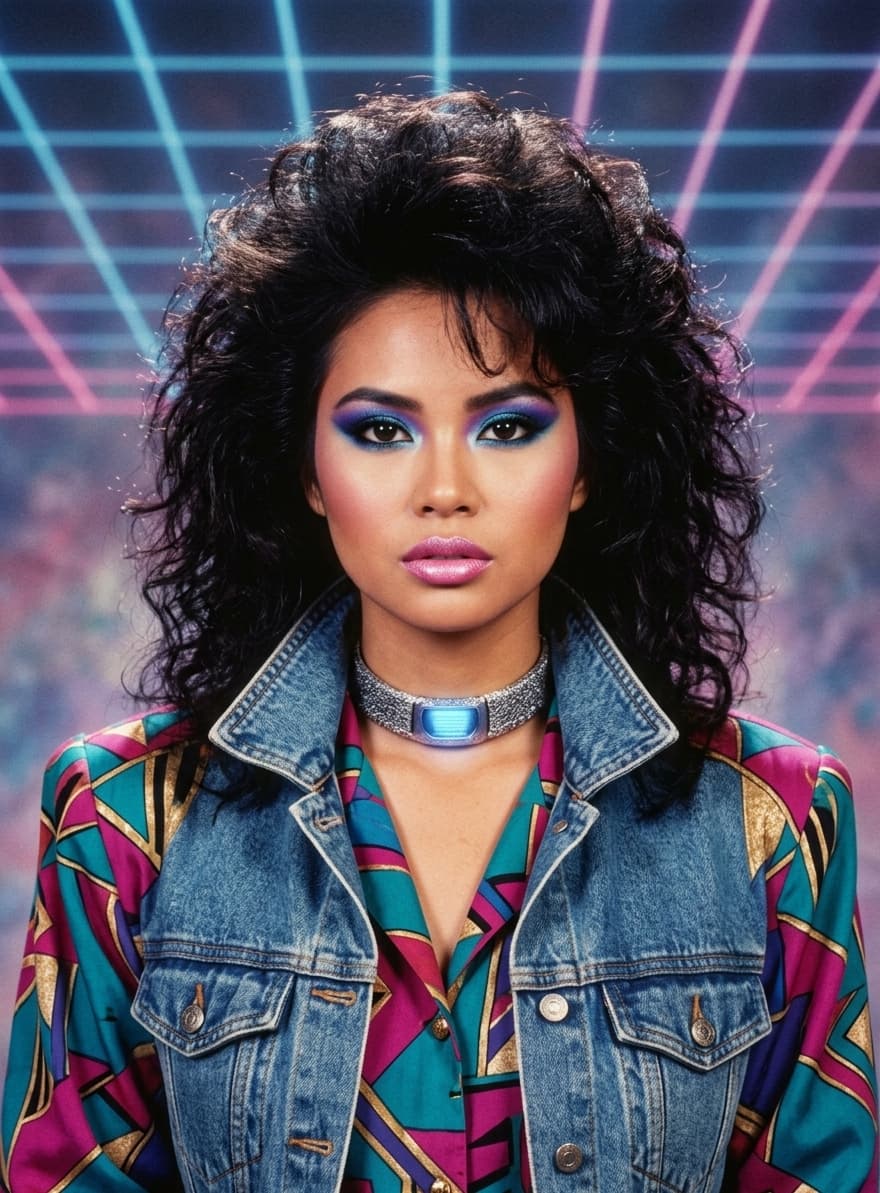 80s Glamour Portrait