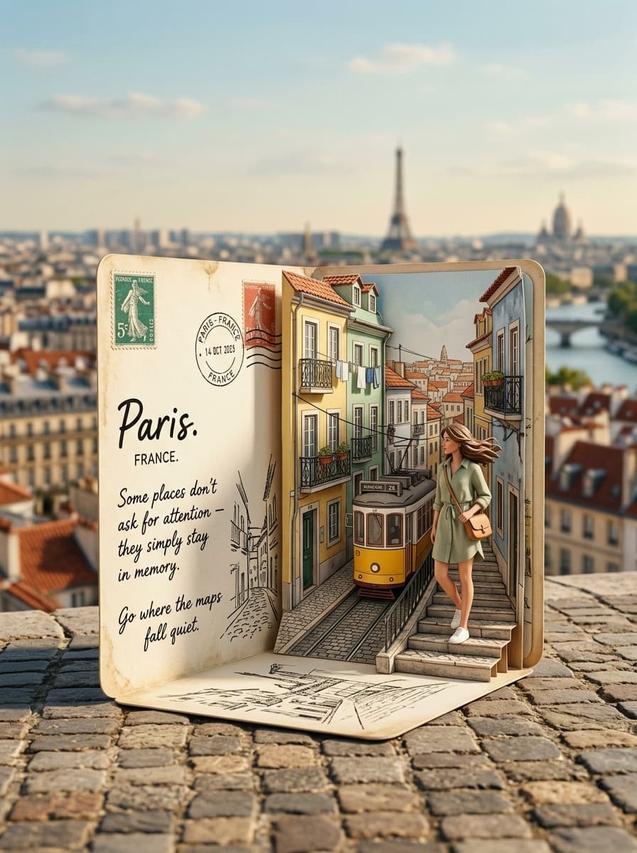 Pop-Up Travel Postcard