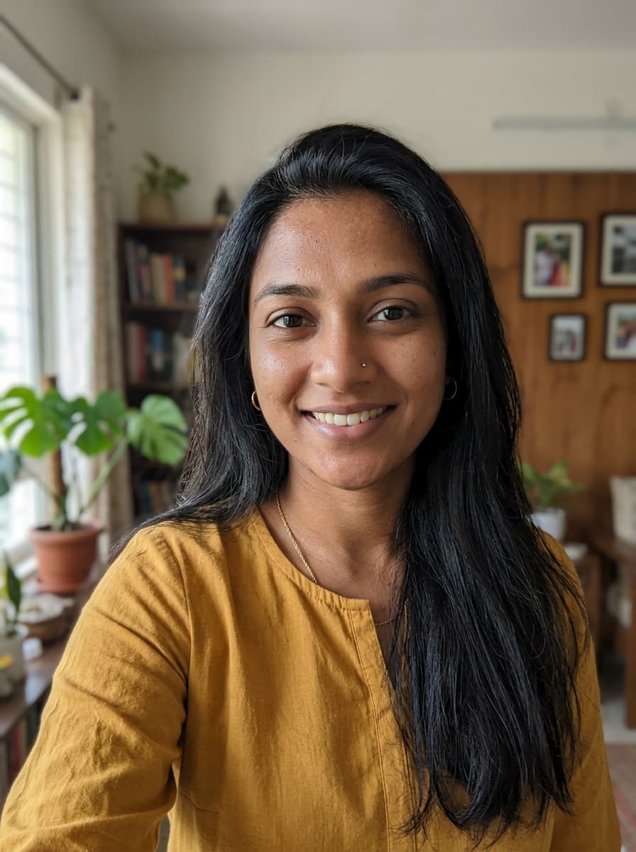 South Asian Woman Selfie