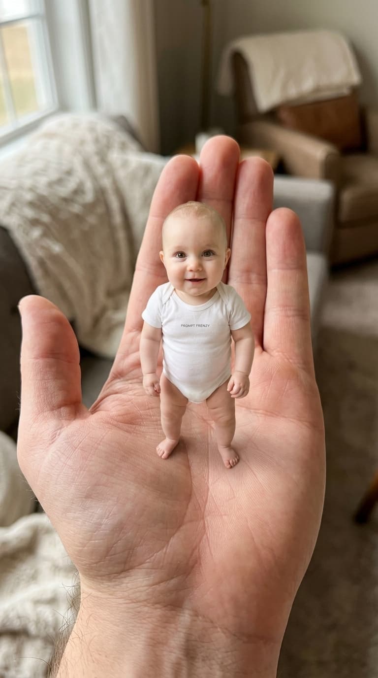 Pocket-Sized Baby on Your Palm