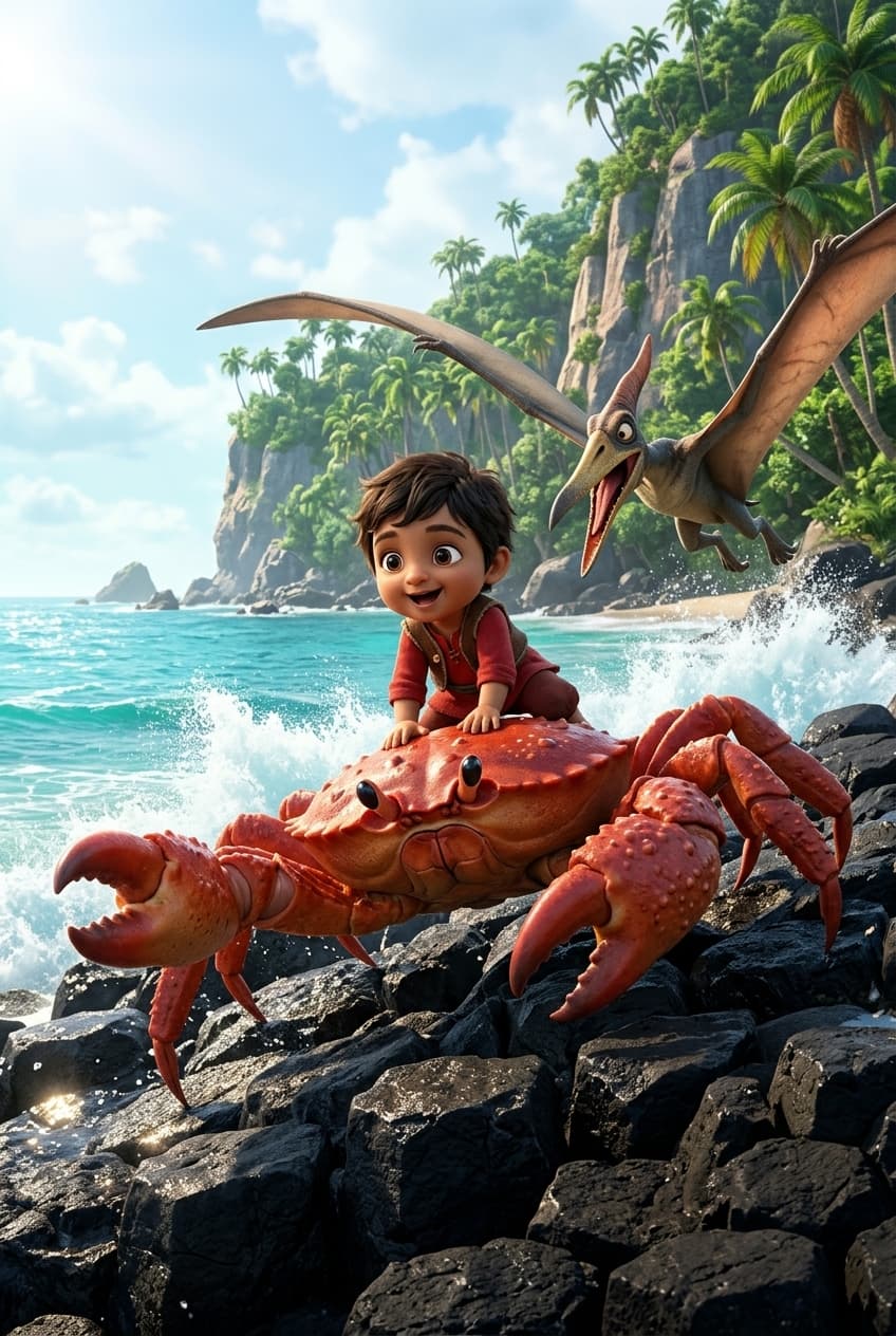 Baby Crab Rider