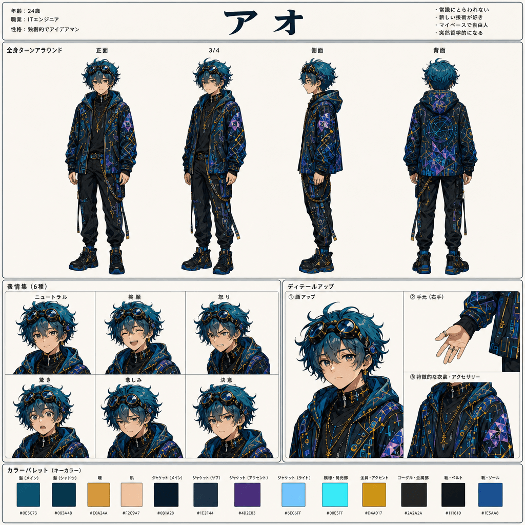 AI Character Sheet Prompt