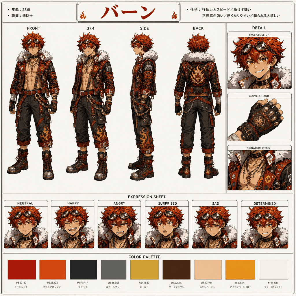 AI Character Sheet Prompt