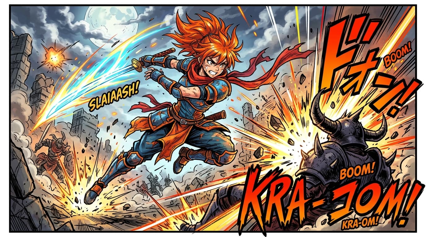 Color Manga Scene