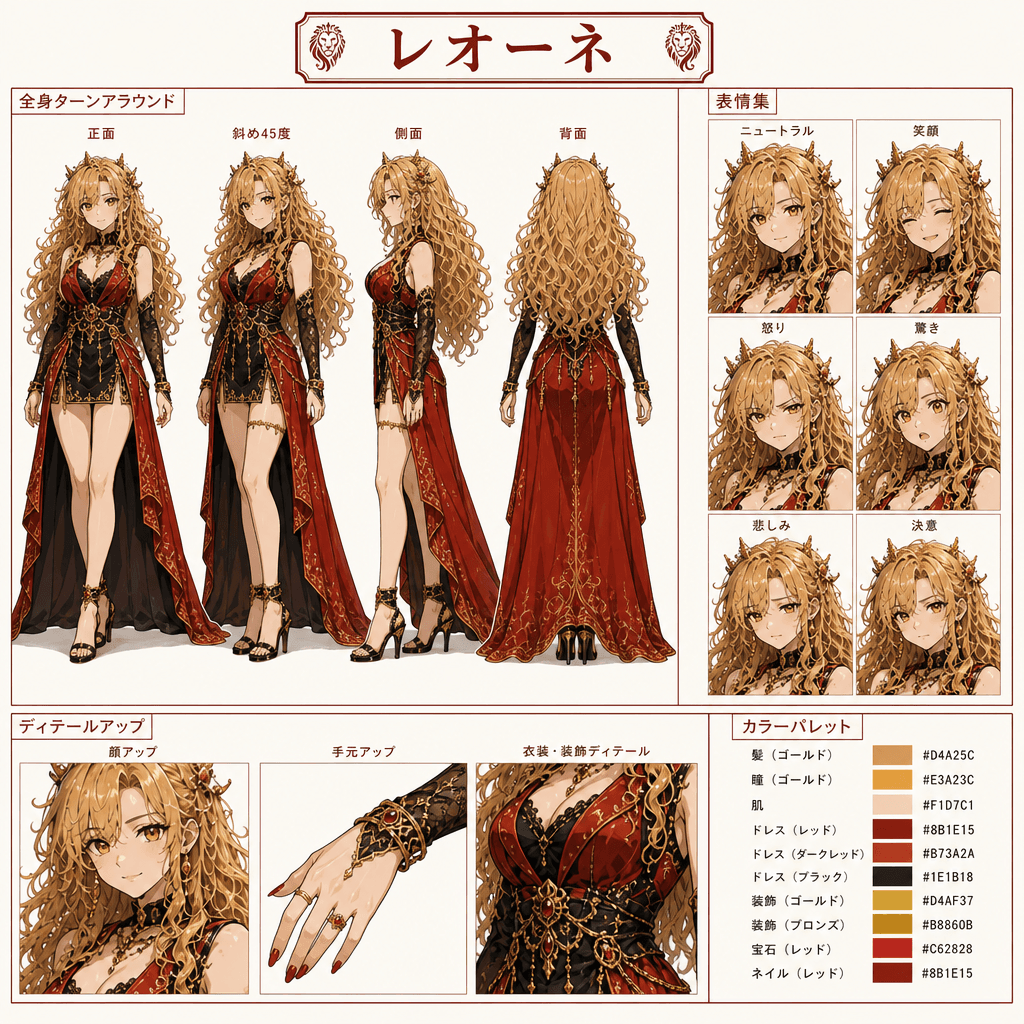 AI Character Sheet Prompt