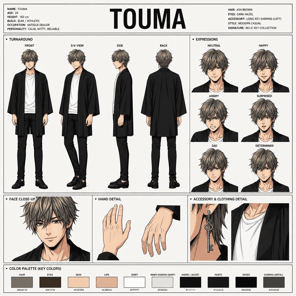 AI Character Sheet Prompt