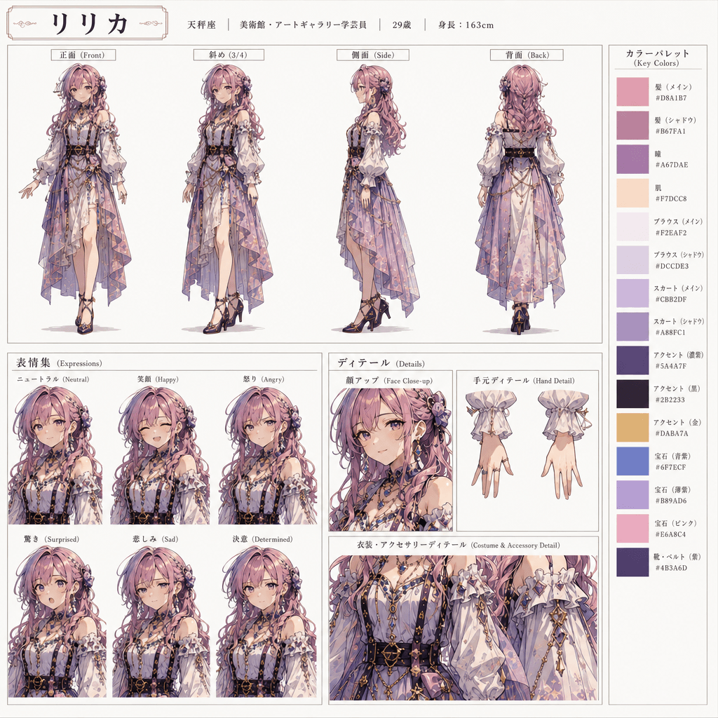 AI Character Sheet Prompt