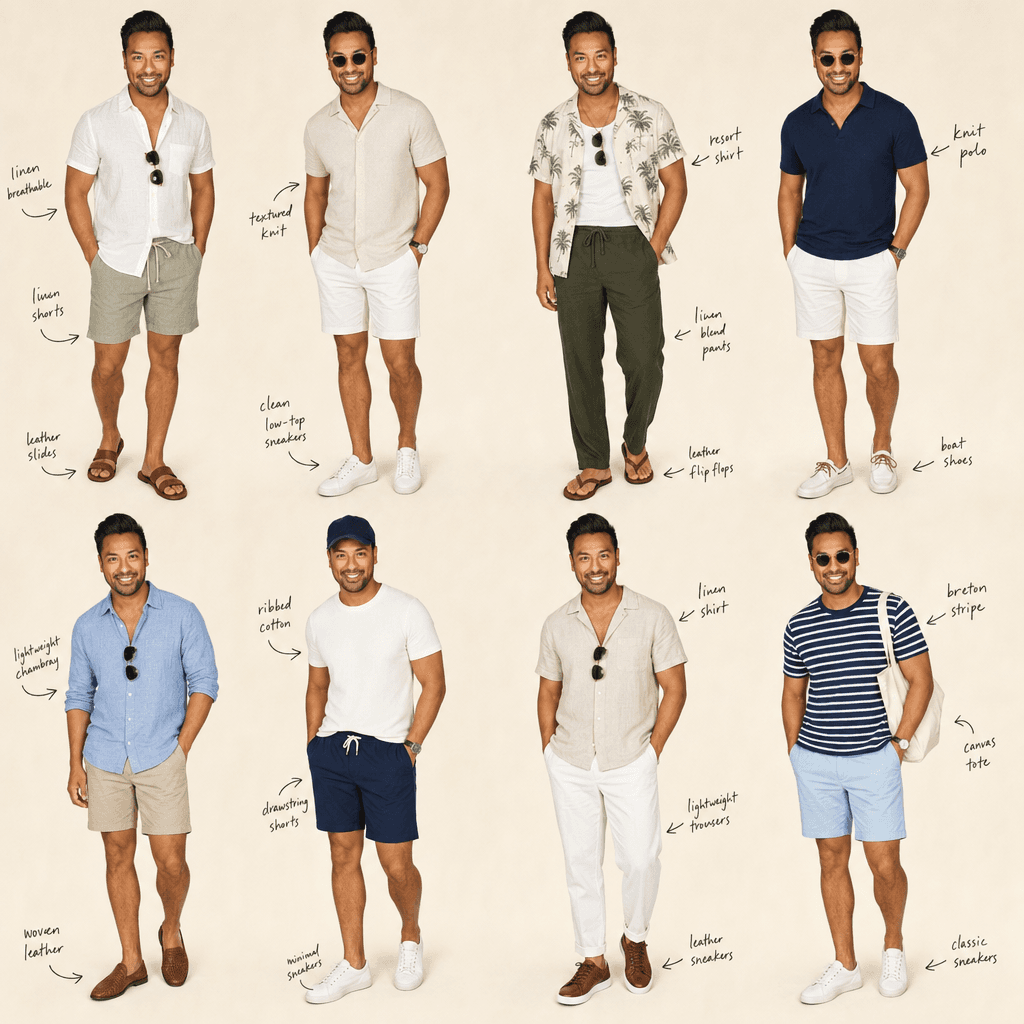8-Outfit Fashion Collage