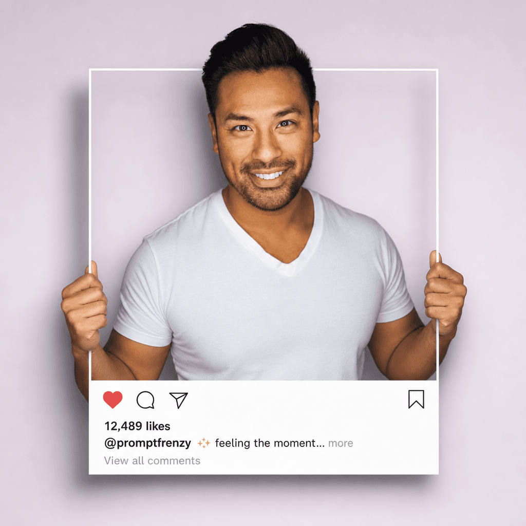 Instagram 3D Pop-Out Frame