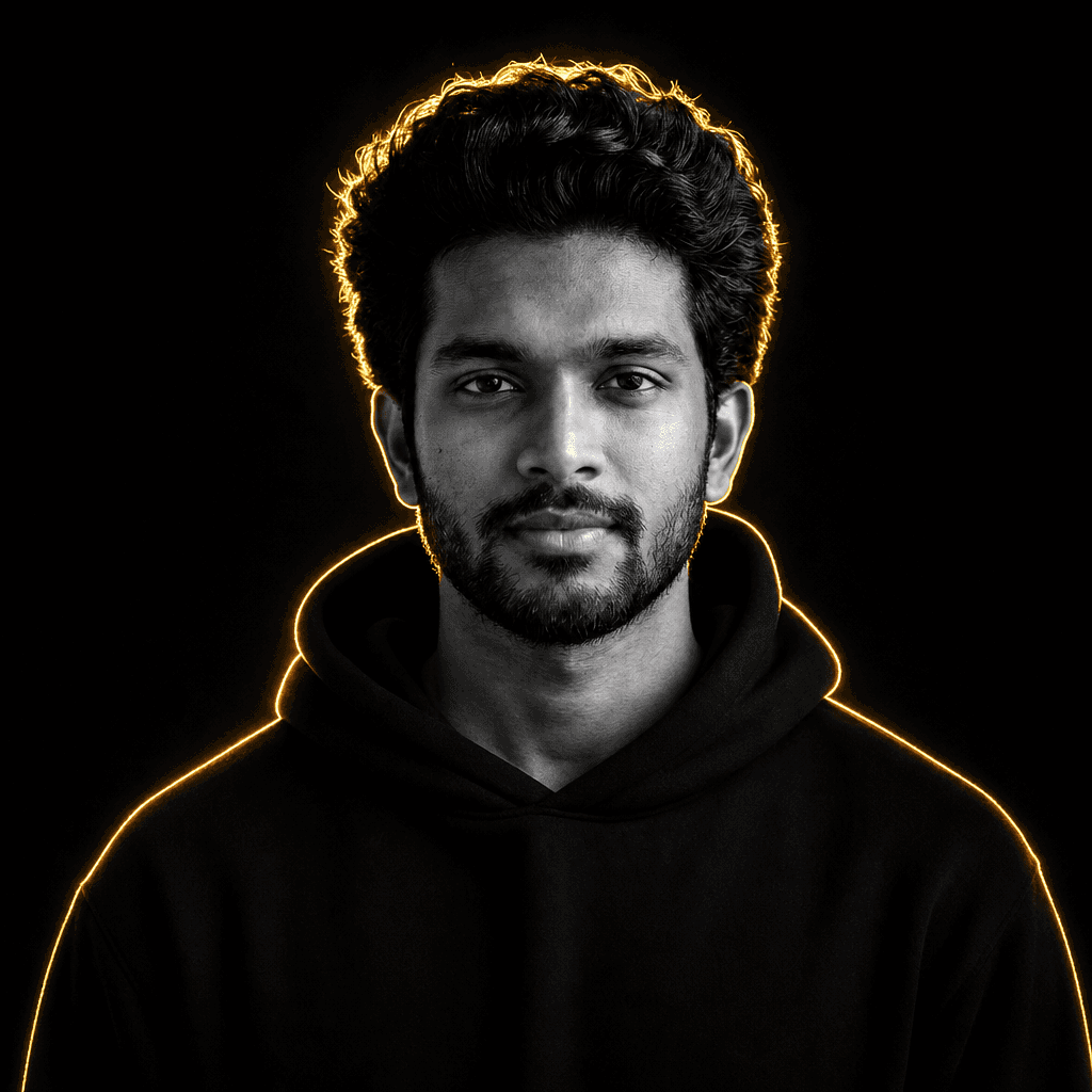 Golden Rim-Light Portrait