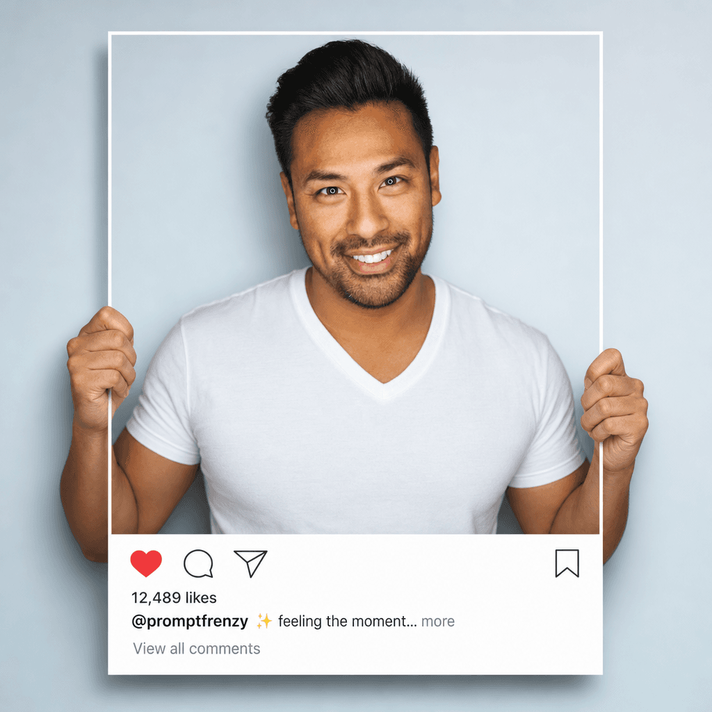 Instagram 3D Pop-Out Frame