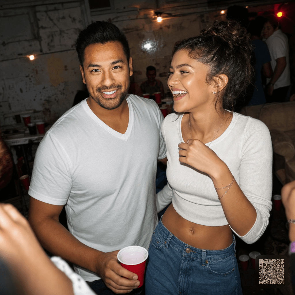 Celebrity Party Paparazzi Photo Generator