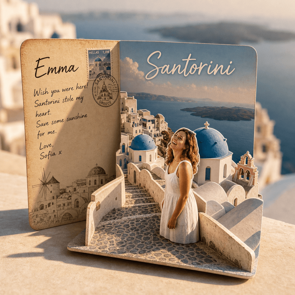 Pop-Up Postcard From Your Trip