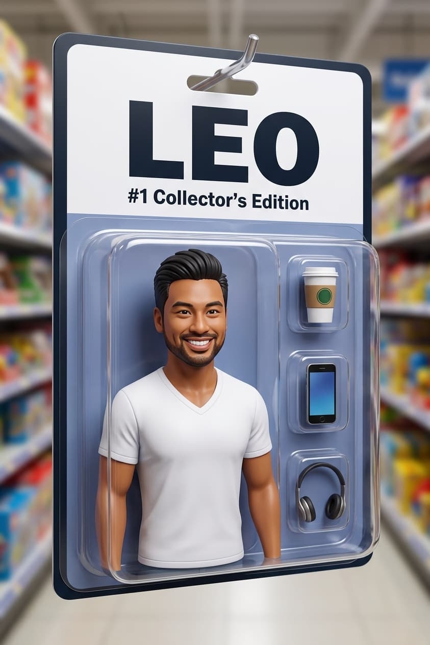 Action Figure in Blister Pack Prompt