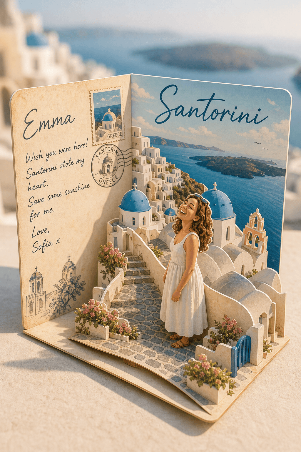 Pop-Up Postcard From Your Trip